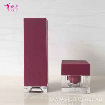 buy Square Shape Acrylic Lotion Bottle Cream Jar